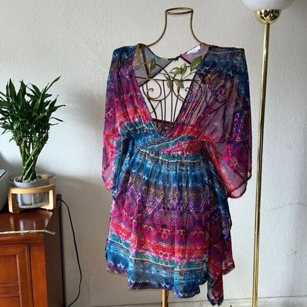 Jessica Simpson summer top cover up bikini size M